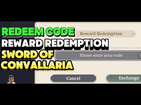 REDEEM CODE: SWORD OF CONVALLARIA – GIFT REWARD – REDEEM INSTRUCTIONS