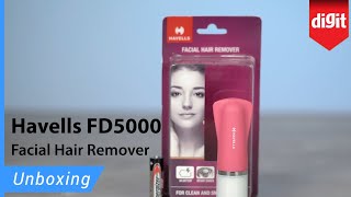 Havells FD5000 Facial Hair Remover Unboxing