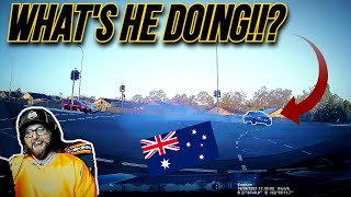 American Reacts to Bad Aussie Drivers & Near Misses LOL