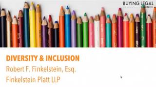 Diversity & Inclusion: Profiles & Dialogue in Legal Services