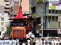 祇園祭 2011 山鉾巡行 南観音山の辻回し（１）