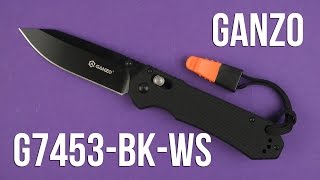 Распаковка Ganzo G7453-WS Black