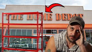 Very Popular Home Depot Item Caused Some Drama! But has the Husky Storage Shelving Redeemed Itself?
