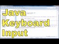 Java Tutorial - 01 - Keyboard Input Using System.in.Read