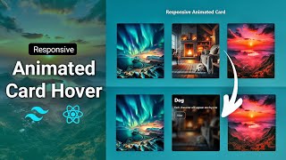 Responsive Animated Card Hover Effect | ReactJS and Tailwind CSS