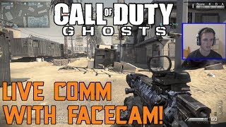 "That Accuracy!" COD Ghosts Live With Facecam! Xbox One Multiplayer TDM Gameplay