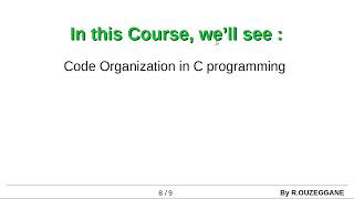 Code Refactoring - 01 - building process - object file and executable file