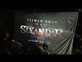 SALMAN KHAN’s SIKANDAR PROMOTION GLIMPSE ON BIG SCREEN MUMBAI FANS🔥