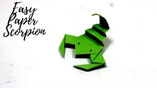 Paper Scorpion / how to make an origami scorpion easy / best of scorpions / scorpion origami/masud