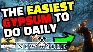 How to be EFFICIENT with Gypsum Farming in New World Guide