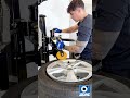 Fitting tires with SX119 Giuliano tire changer | Made in Italy  #shorts