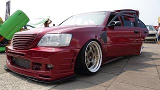 (4K)TOYOTA CROWN MAJESTA JZS17 トヨタ・17クラウンマジェスタ -  SHOW UPドレスアップコンテスト2015