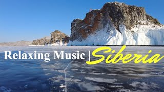 Relaxing Music | Flying over SIBERIA - 4K Video