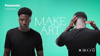 Afro-Haarschnitt mit Low Fade | Pro Styling ER-GP90 Haarschneidemaschine | MAKE ART