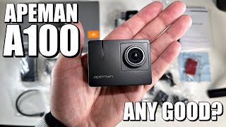 APEMAN A100 - 4K 50FPS - $99 Budget Action Camera - Quick Review + Samples!