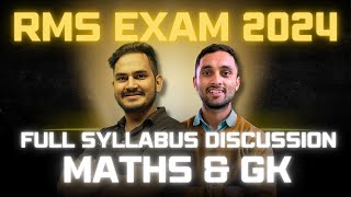 RMS EXAM 2024 MATHS \u0026 GK – FULL SYLLABUS DISCUSSION #rms2024  #rmsclass9 #rms