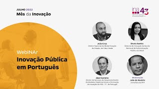 WebINAr RINAPE - Inovação Pública em Português