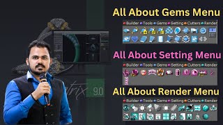 ALL ABOUT GEMS MENU & SETTING MENU & RENDER MENU ONLINE JEWELLERY DESIGN