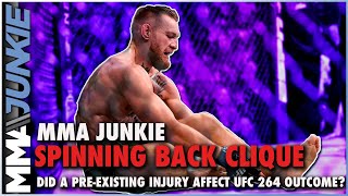 What to make of Conor McGregor's injury claims? | Spinning Back Clique