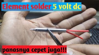 Waaahh...YAKIN bisa PANAS!!!MEMBUAT solder cordless 5 volt