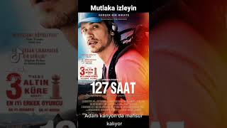 Adam kanyonda mahsur kalıyor, muhteşem bir film