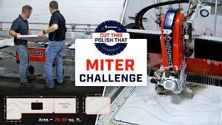 Mitered Kitchen Challenge (SABERjet XP vs Robot \u0026 Miter Saw) | Cut This, Polish That