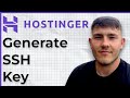 How to Generate SSH Key in Hostinger (2025 Guide)