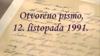 1. Otvoreno pismo, 12. listopada 1991..wmv