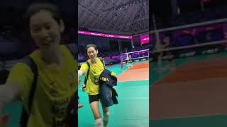 快快乐乐可爱婷😘排球 排球🏐 比赛现场 女排 世俱杯