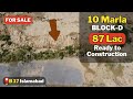 10 Marla Plot For Sale in B17 Islamabad Block D | Top Location | Read to Construction