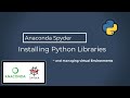 Anaconda| How to Create Python Environments and Install Libraries #environment #libraries #anaconda