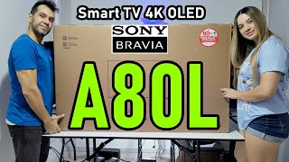 SONY A80L OLED: UNBOXING Y REVIEW COMPLETA / Smart TV 4K Google TV Dolby Vision 120Hz 4K