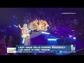 Lady Gaga takes nasty fall off Las Vegas stage