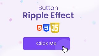 Button Ripple Effect Using CSS3 & Javascript