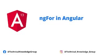 ngFor in Angular - Angular 13 #angular #ngfor #angular 13