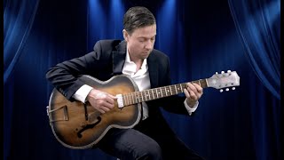 Solo Jazz Guitar - Leo Johnson Solo at the Green Screen Theater - Relaxed Vibe Love Study Coffee