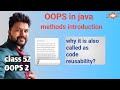 Java Object Oriented Programming System- class 2- What is a method in java? Explained in detail