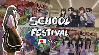 🎉school festival day [japan vlog#2]
