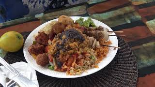 Lunch at Abomah's Ocean View Restaurant in Ningo/ Prampram - Ghana May 2022 Journey of a Lifetime