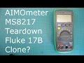 Aimometer MS8217 Multimeter teardown: Fluke 17B Clone?