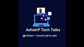 Python Code to convert pdf to mp3