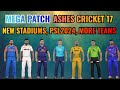 @Gaming60fps ASHES CRICKET 2017 MEGA PATCH 2024 WITH NEW STADIUMS, PSL2024  AND INTERNATION TEAMS .