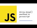 Map( ) method in javascript