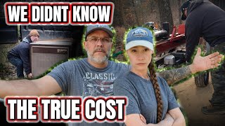 WE DIDN'T KNOW the TRUE cost OFF GRID Heat WILL THIS BREAK US? building DIY House Homesteading