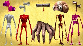 Wrong Heads Siren Head Pig Roblox, Siren Head Meat Grinder, Snail Eye, Siren Head Horror Skunx White