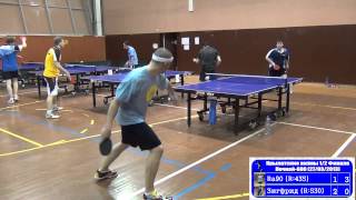 Dmitriy OSIPOV vs Alexander ANDREEV 1/2 FINAL Moscow, Krylatsky Hills, Night League-600 Table Tennis