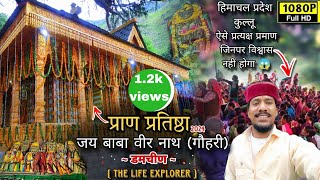 बाबा वीर नाथ मंदिर प्रतिष्ठा डमचीण || Baba Veer nath Temple pratishtha damchin 2024 || Lets Explore