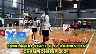 🔥 TARAN RAJ \\KRITHYA vs SANDEEP \\ANJANA |XD-quarters | U17 TAMILNADU STATE CHAMPIONSHIP 2024 - ERODE