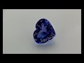 tanzanite taglio a cuore 5.51 carati