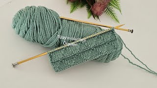 İki Taraflı Kullanabileceğiniz Hırka, Şal, Atkı, Bere Ve Battaniye İçin Örgü Modeli #knitting